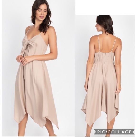 1 Left!! Light Khaki Sundress - Picture 2 of 4